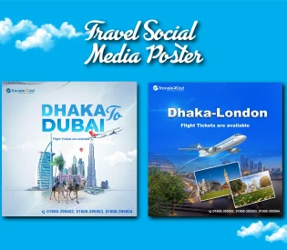 Travel Social Media Poster Design Explore & Adventure Promo by Abdul Hai (1)